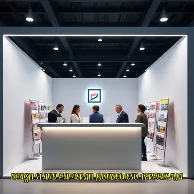 design stand pameran bondowoso terpercaya